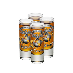 More Picture, USMC-Semper Fidelis Shot Glass