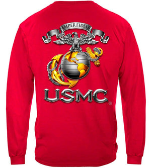 More Picture, USMC-Semper Fidelis Premium T-Shirt