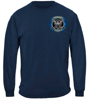 More Picture, True Heroes Navy Premium Hooded Sweat Shirt