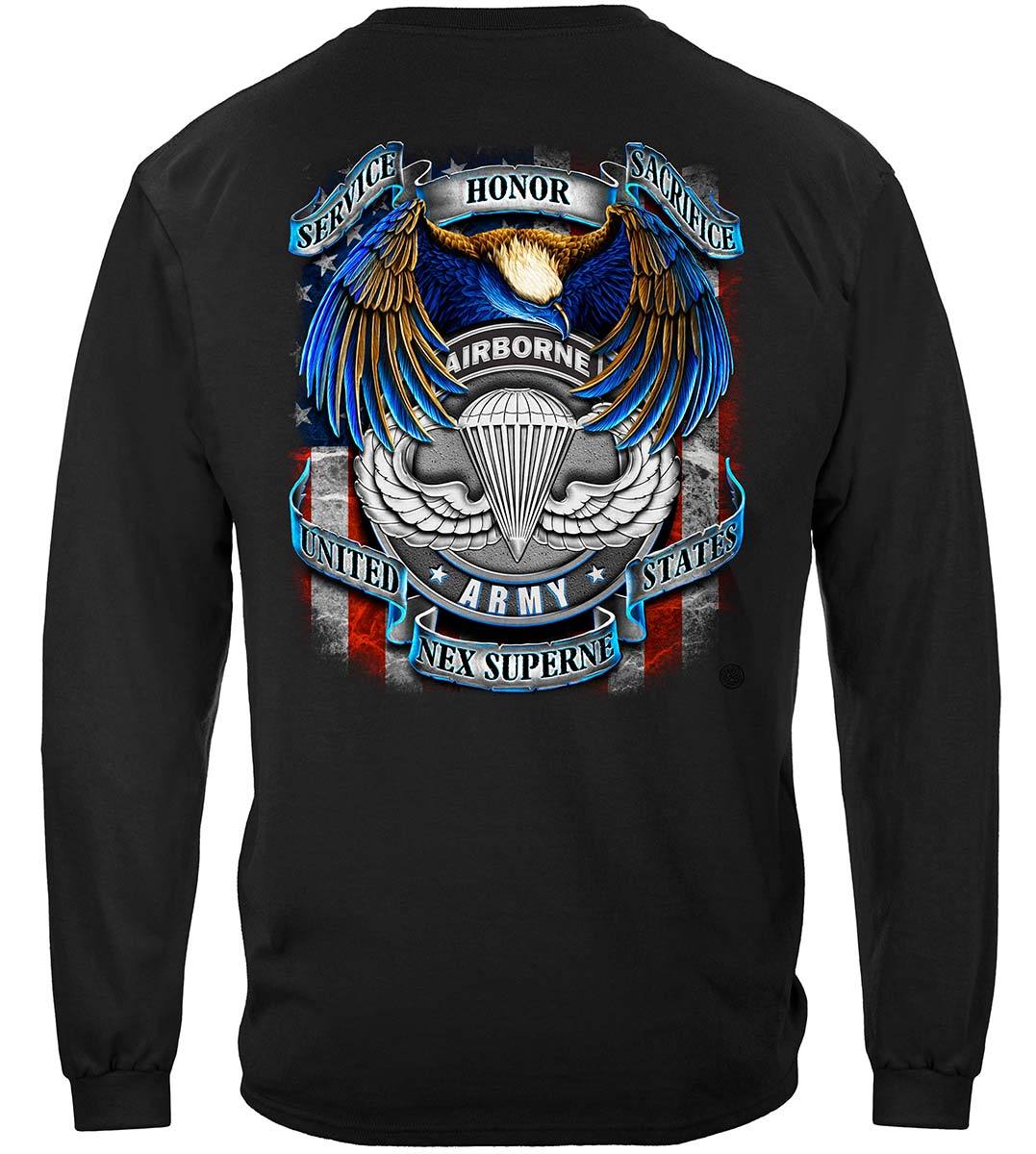 True Heroes Air Borne Premium Hooded Sweat Shirt