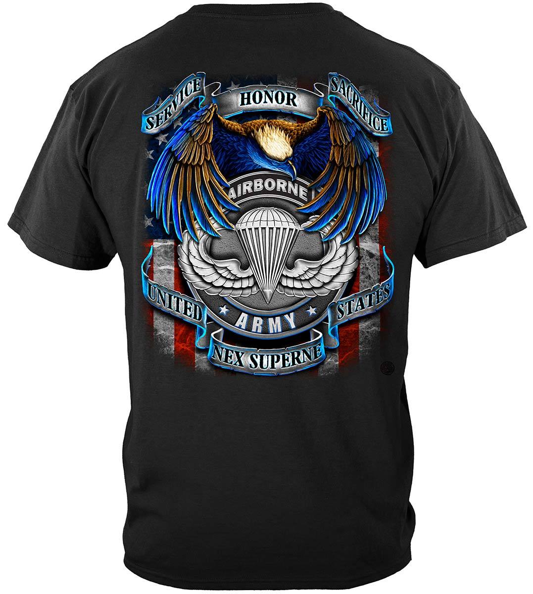 True Heroes Air Borne Premium Hooded Sweat Shirt