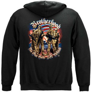 More Picture, Brotherhood Soldier Premium Hooded Sweat Shirt