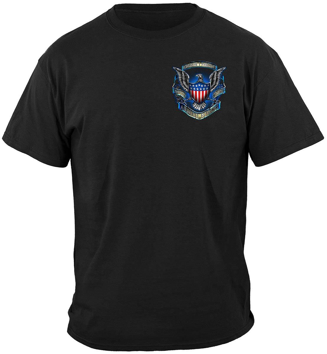 Honor The One Percent Premium Hooded Sweat Shirt
