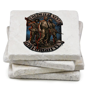 More Picture, Vietnam Soldier Never Forget Coaster Ivory