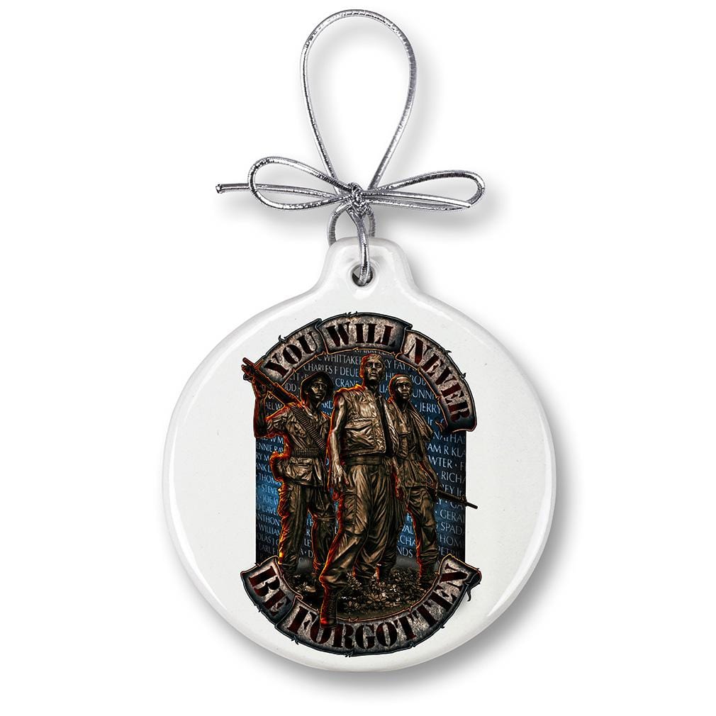 Vietnam Soldier Never Forget Christmas Tree Ornaments