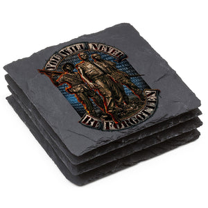 More Picture, Vietnam Soldier Never Forget Coaster Black