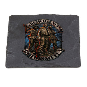More Picture, Vietnam Soldier Never Forget Coaster Black