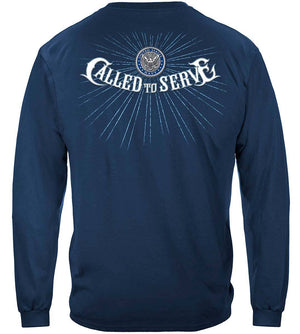 More Picture, Navy Call To Serve Premium Hooded Sweat Shirt