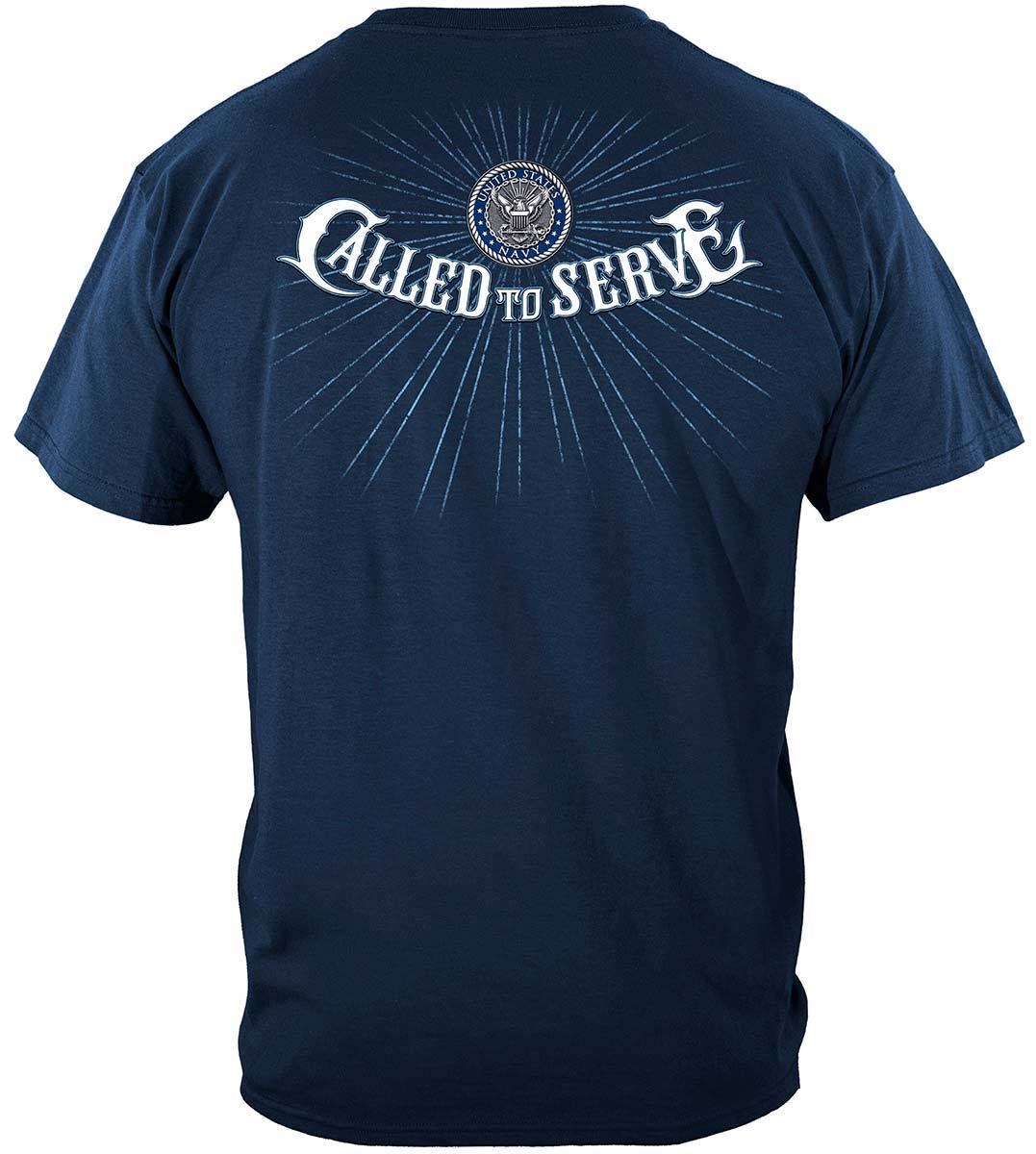 Navy Call To Serve Premium T-Shirt