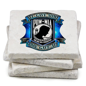 More Picture, POW All Gave Some Blue Coaster Ivory