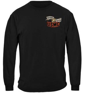 More Picture, USMC Chesty Bull Dog Premium Hooded Sweat Shirt