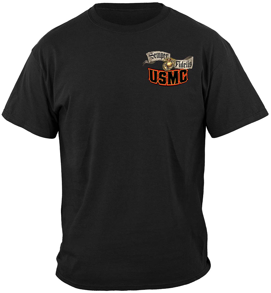 USMC Chesty Bull Dog Premium Hooded Sweat Shirt