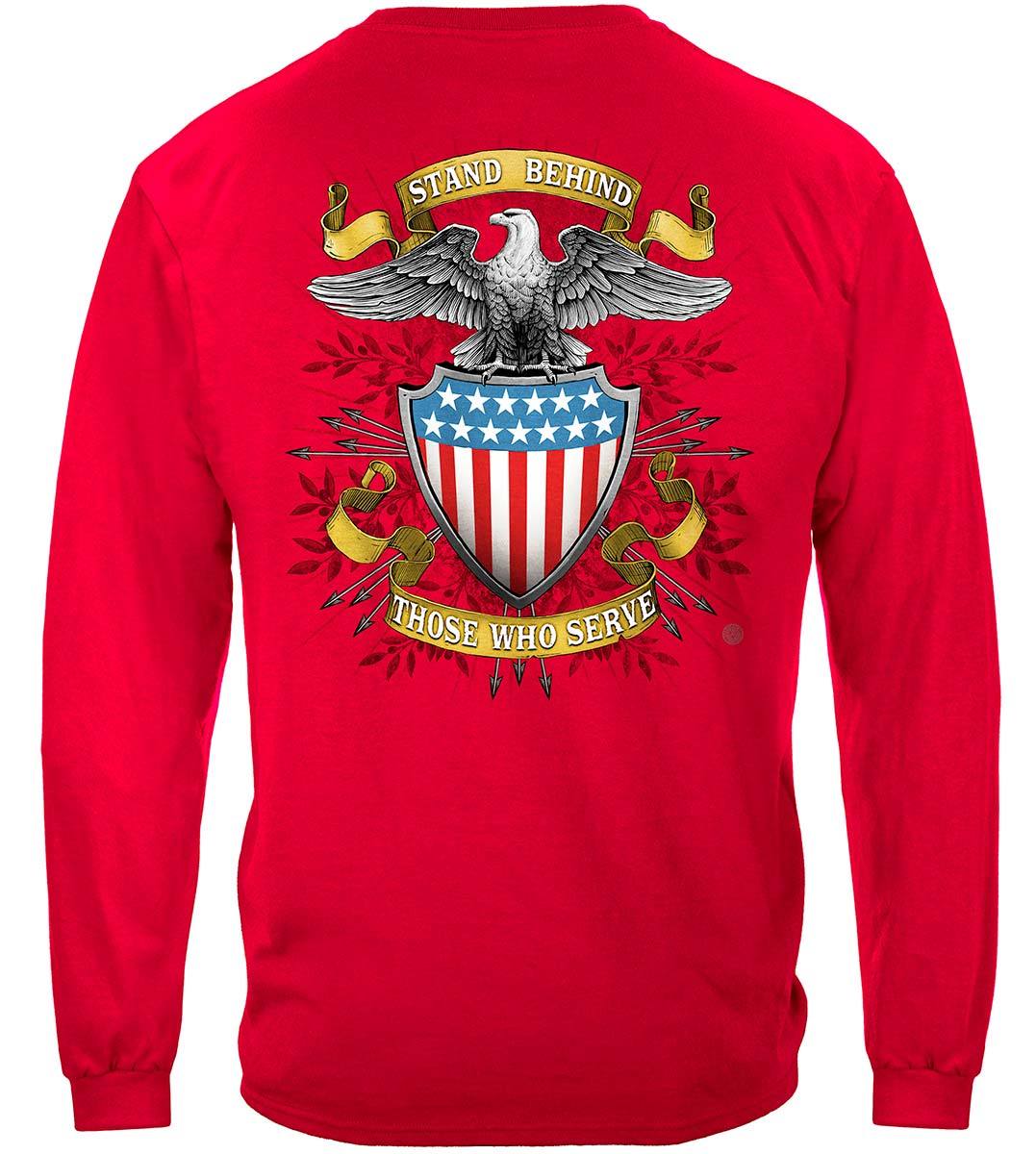 Stand Behind Those Who Serve Premium T-Shirt