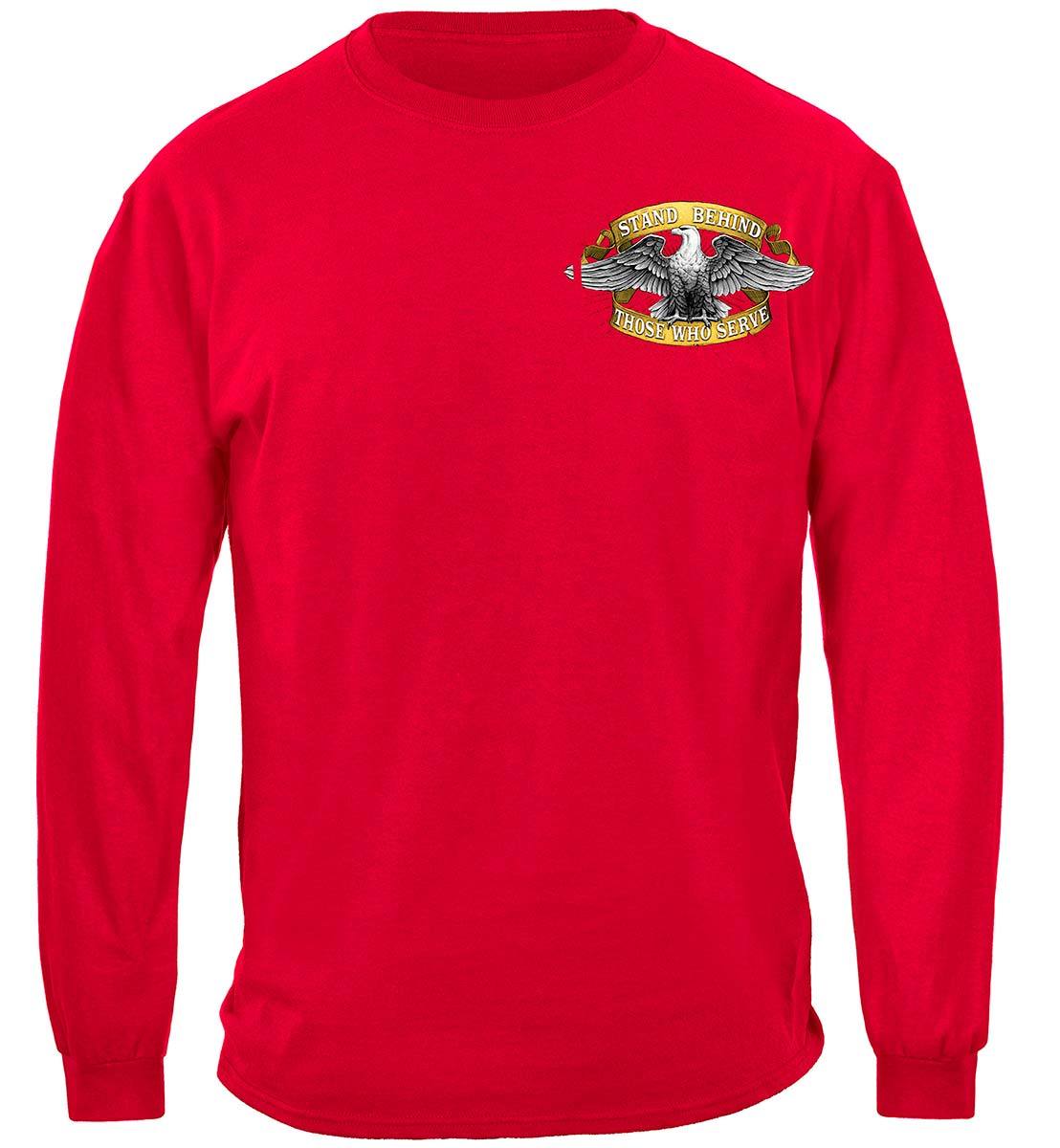 Stand Behind Those Who Serve Premium T-Shirt