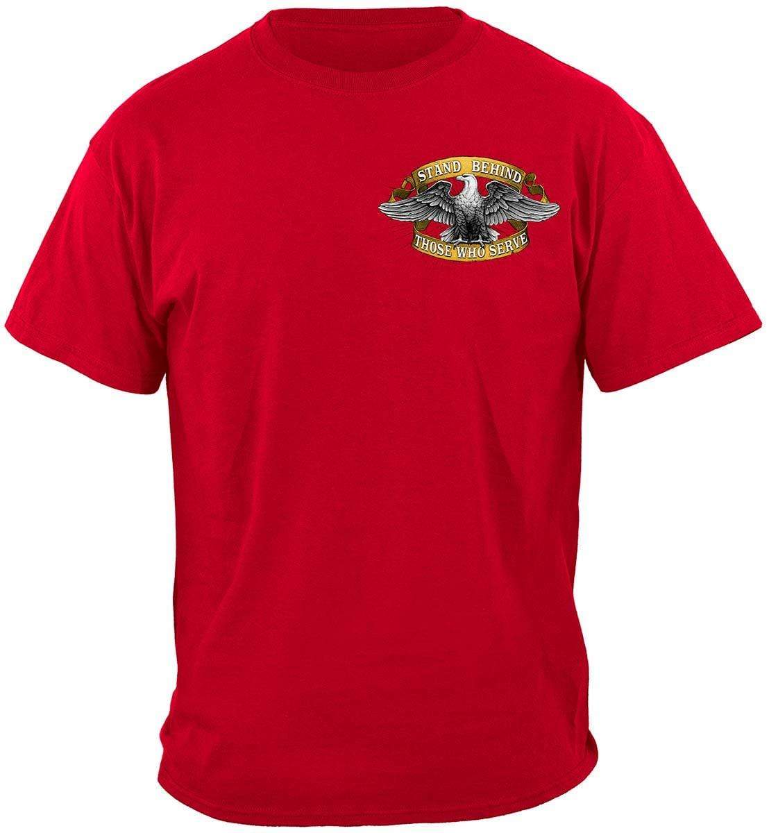 Stand Behind Those Who Serve Premium Long Sleeves