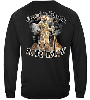 More Picture, Army Second To None Premium Hooded Sweat Shirt