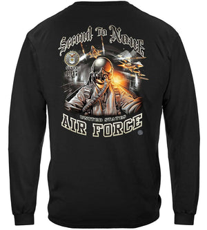 More Picture, Air Force Second To None Premium Hooded Sweat Shirt