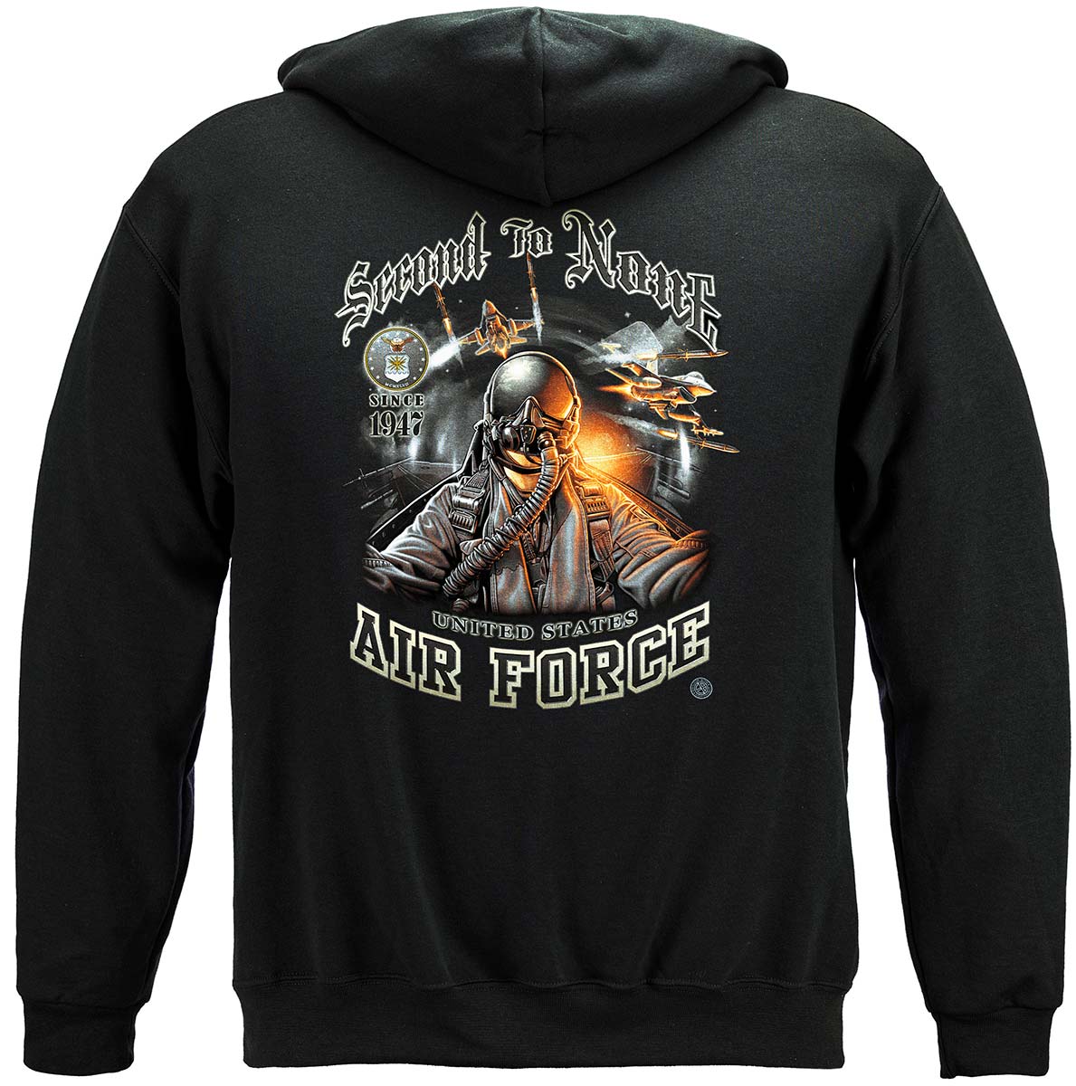 Air Force Second To None Premium Hooded Sweat Shirt