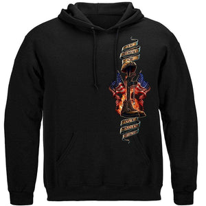 More Picture, Home Of The Free Premium Hooded Sweat Shirt