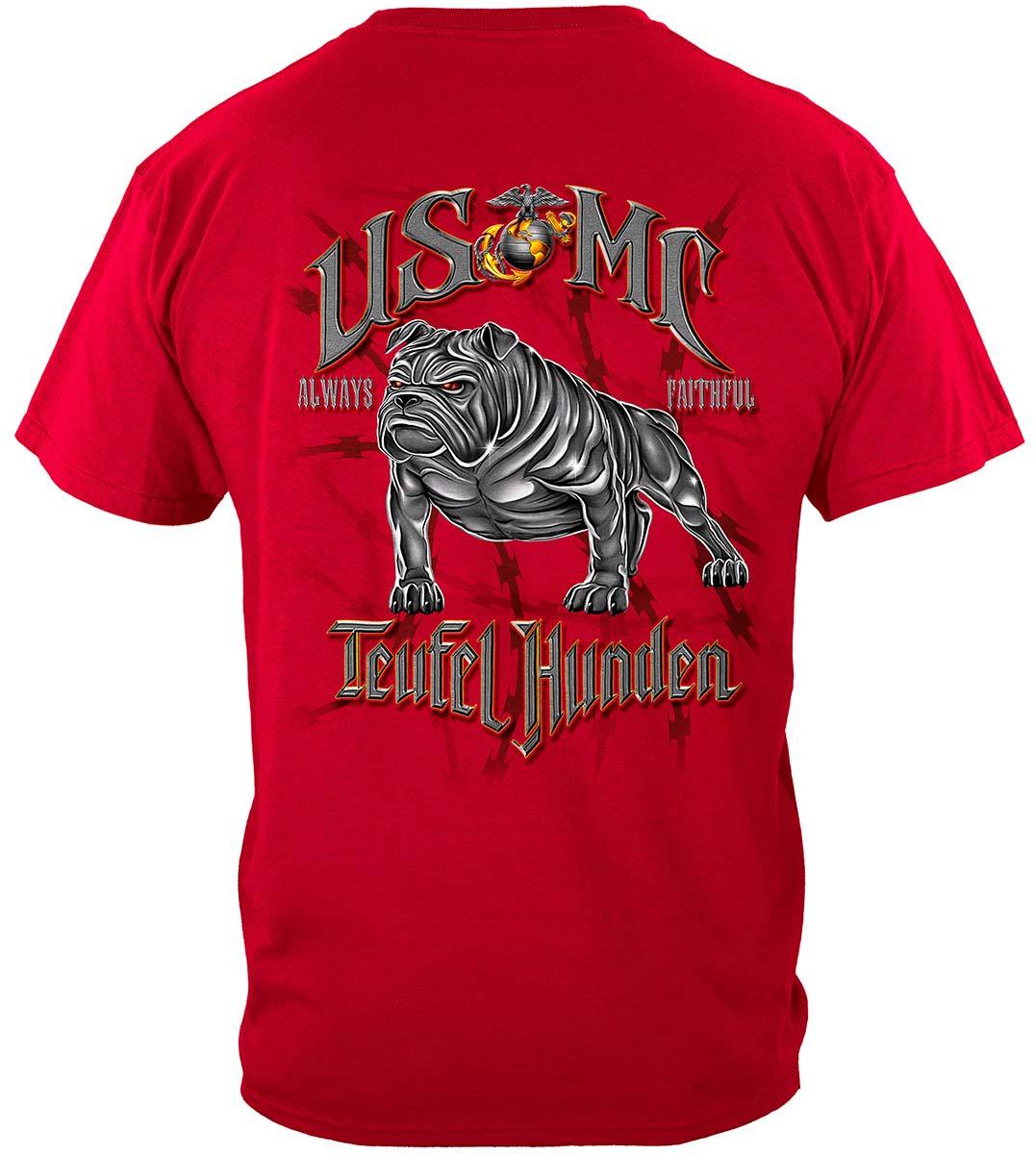 USMC Teufel Hunden Premium T-Shirt