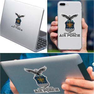 More Picture, Air Force USAF Missile Premium Reflective Decal