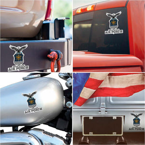 More Picture, Air Force USAF Missile Premium Reflective Decal