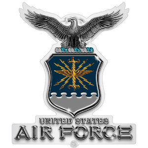 More Picture, Air Force USAF Missile Premium Reflective Decal
