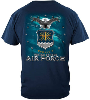 More Picture, Air Force USAF Missile Premium Hooded Sweat Shirt