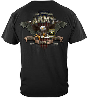 More Picture, Army Loyalty Eagle Premium T-Shirt