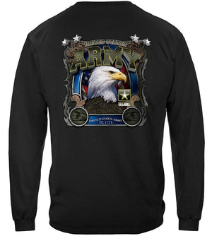 More Picture, Army Eagle In Stone Premium Hooded Sweat Shirt