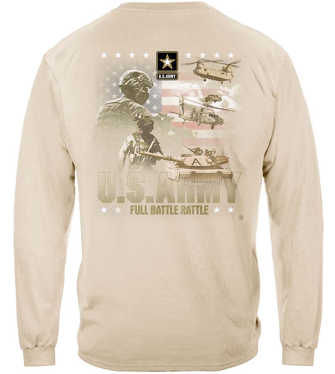 Army Full Battle Rattle Premium T-Shirt