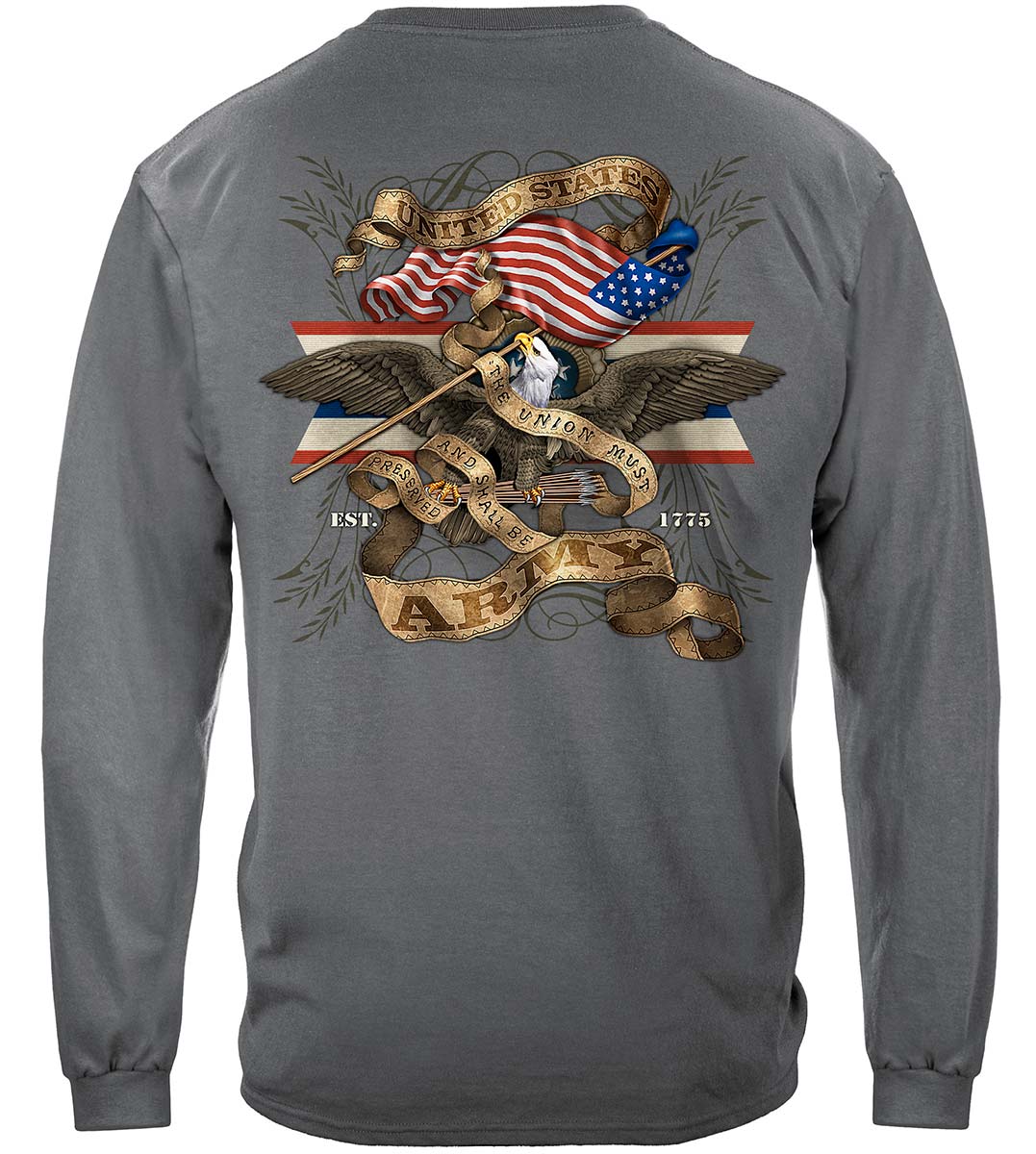 Army Eagle Antique This We&#39;ll Defend Premium Hooded Sweat Shirt