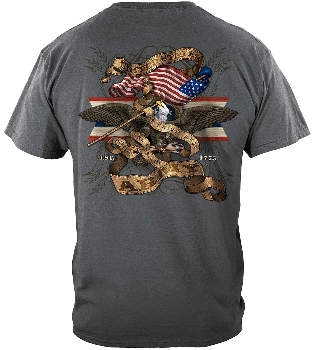 Army Eagle Antique This We'll Defend Premium T-Shirt