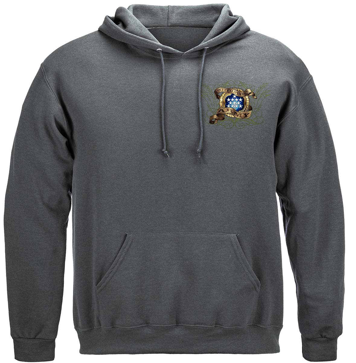 Army Shield And Eagle Premium Hooded Sweat Shirt