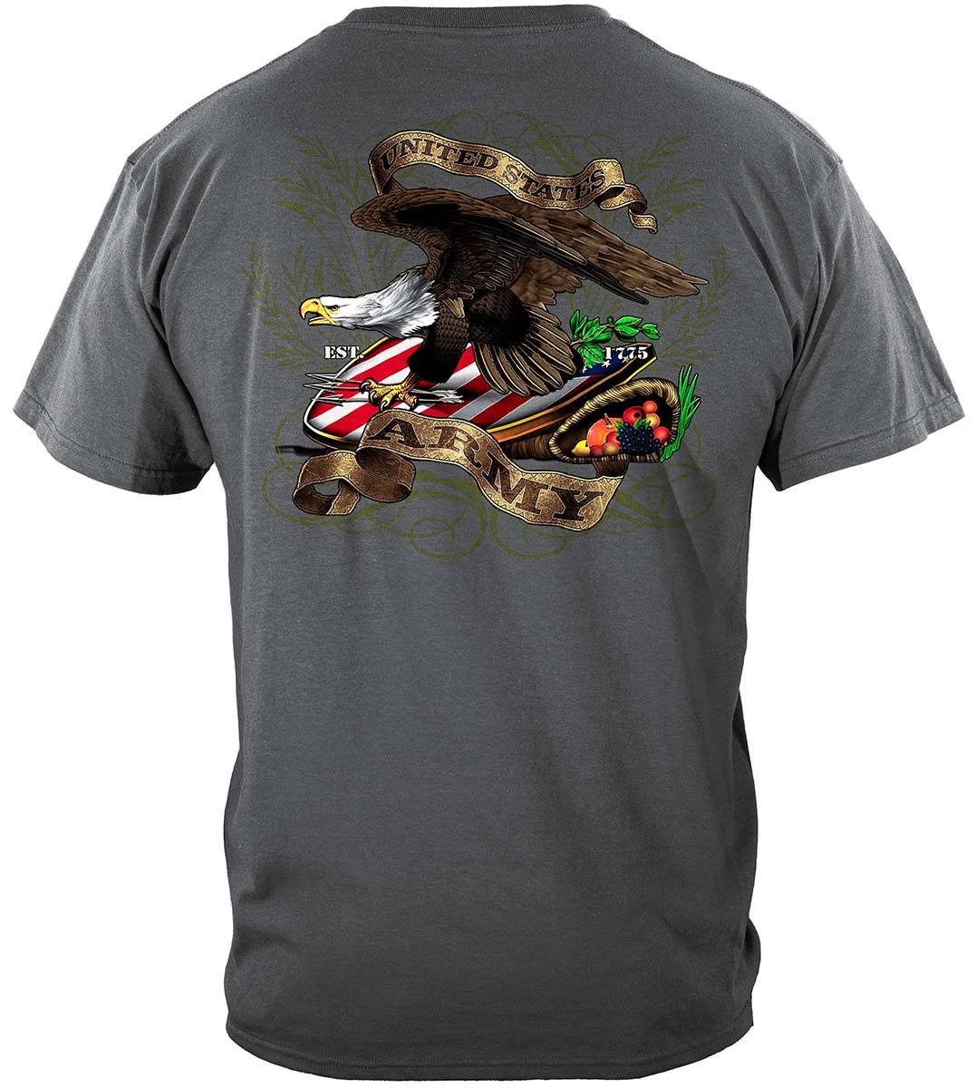 Army Shield And Eagle Premium Long Sleeves