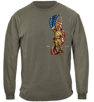 More Picture, Army Dough Boy Premium Long Sleeves
