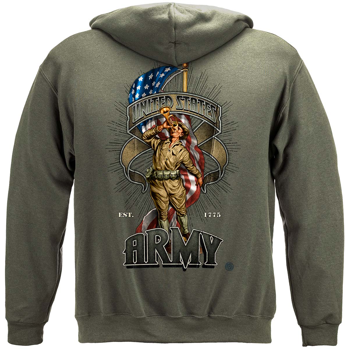 Army Dough Boy Premium Hooded Sweat Shirt