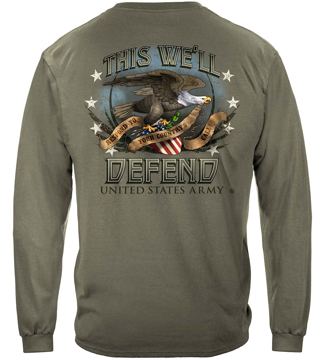 Army Respond To Your Country Call Premium Long Sleeves