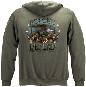 More Picture, Army Respond To Your Country Call Premium Hooded Sweat Shirt