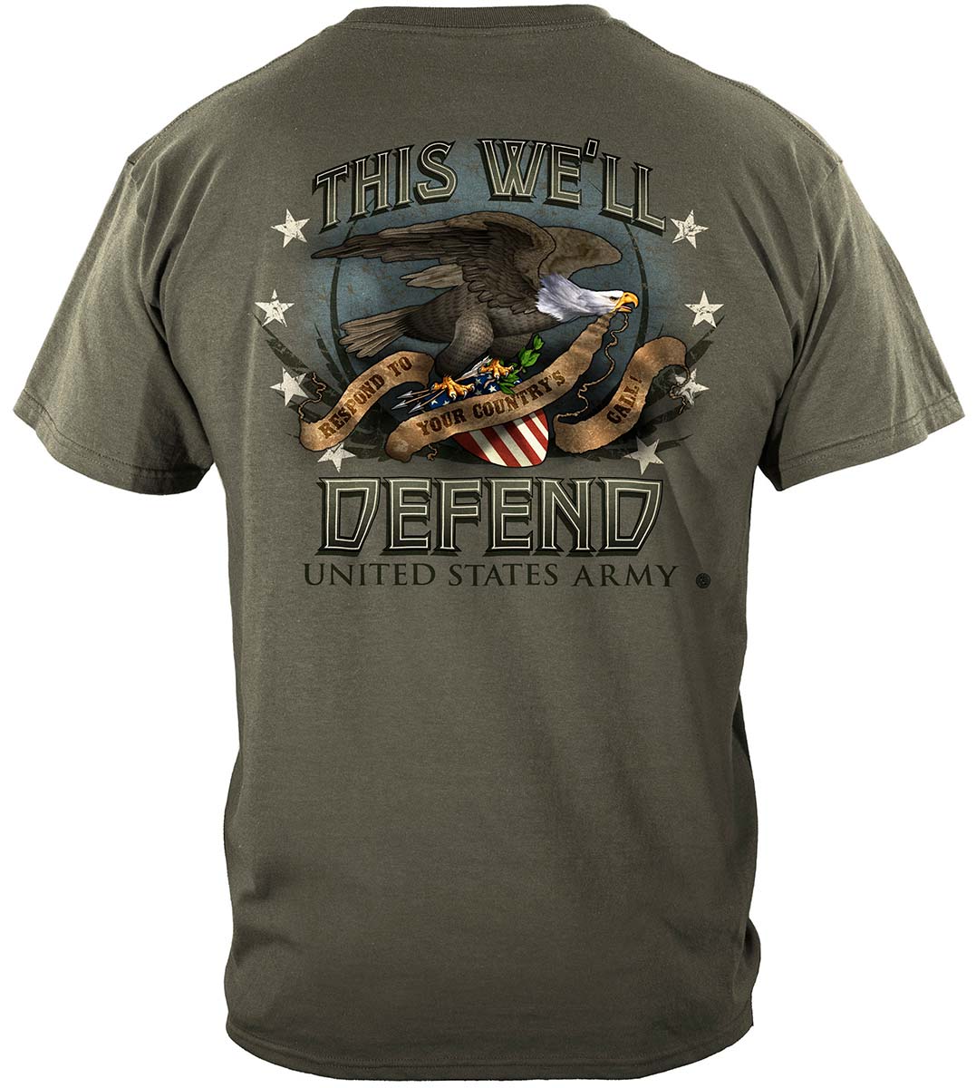 Army Respond To Your Country Call Premium T-Shirt