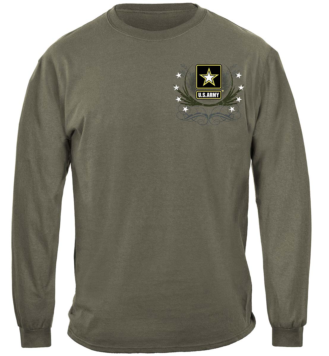 Army Star Double Four Star Double Flag Premium T-Shirt