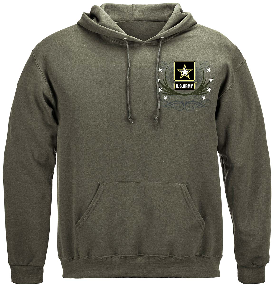 Army Star Double Four Star Double Flag Premium T-Shirt