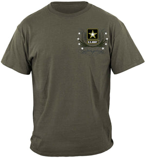 More Picture, Army Star Double Four Star Double Flag Premium T-Shirt