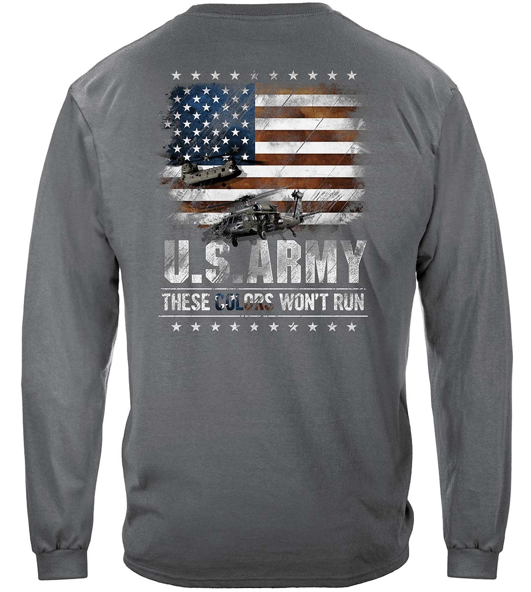 Army These Color Don&#39;t Run Premium Long Sleeves