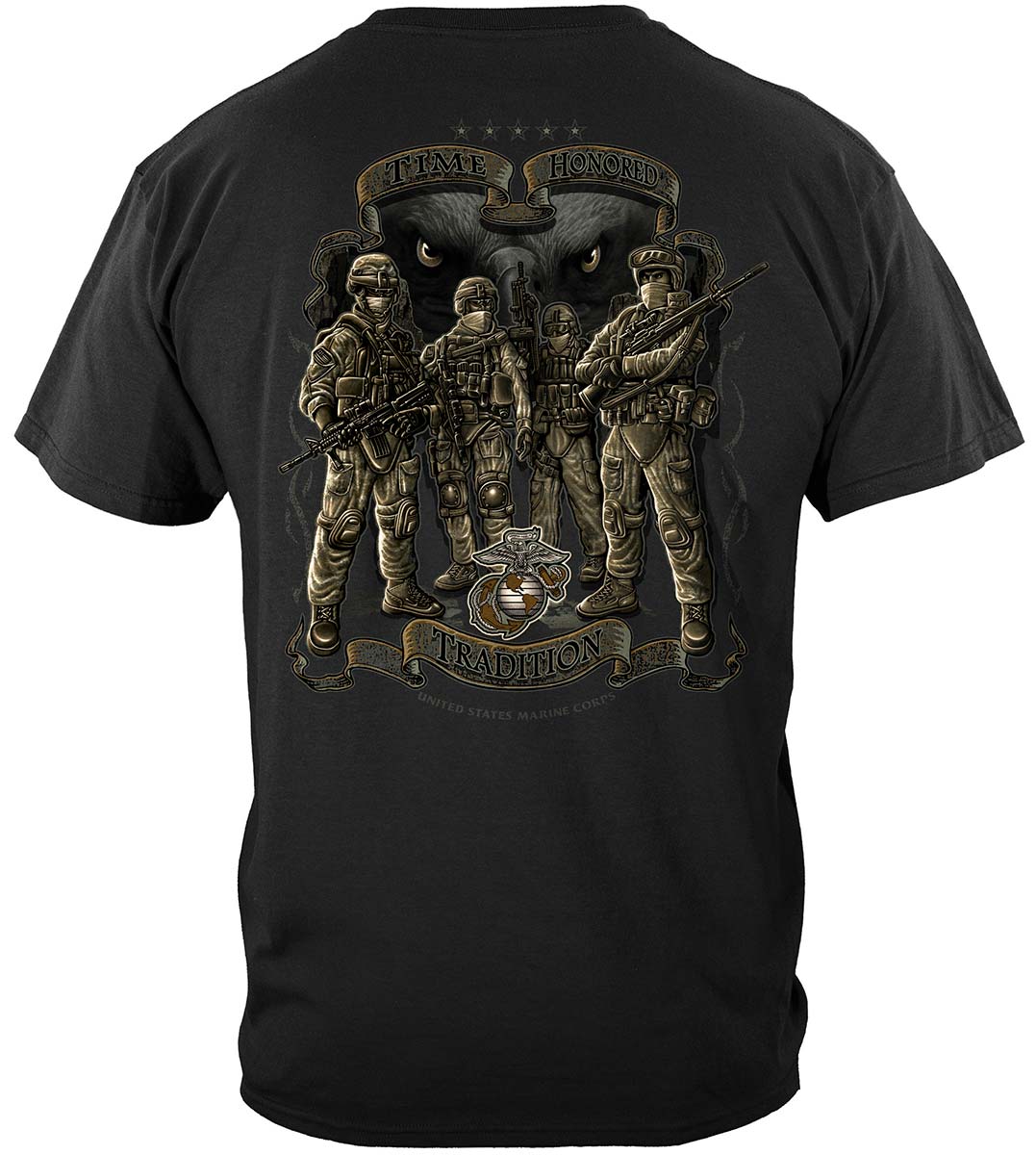 USMC Time Honor Tradition Eagle Premium T-Shirt
