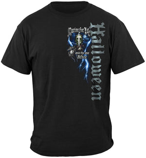More Picture, USMC Halloween Marine Premium T-Shirt