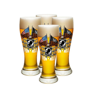 More Picture, Double Flag Eagle POW Pilsner Glass