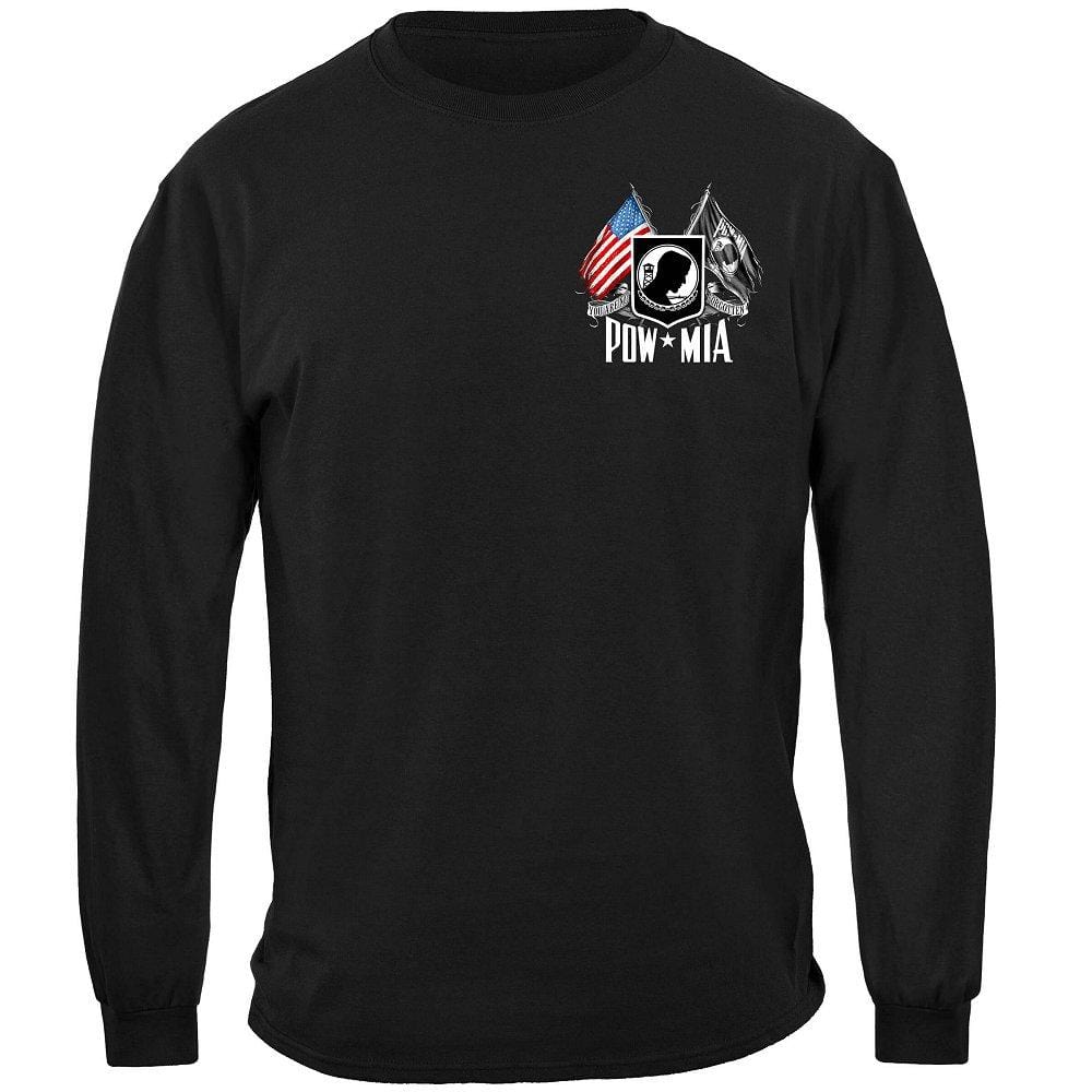 Double Flag Eagle Pow Premium Men&#39;s Long Sleeve