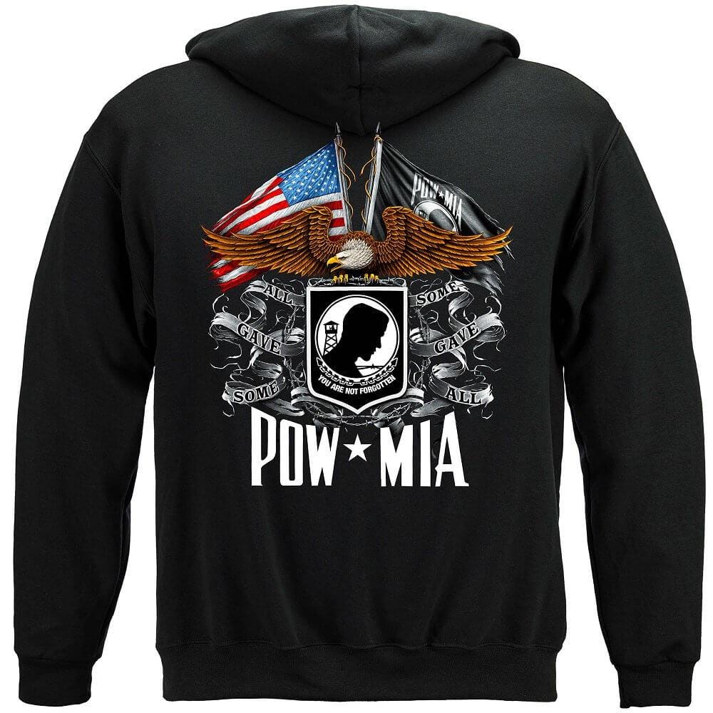 Double Flag Eagle Pow Premium Men&#39;s Long Sleeve