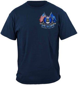More Picture, Double Flag Air Force Eagle Premium T-Shirt